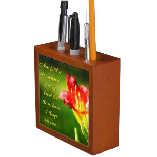 Faith is desk organizer