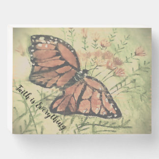 Faith is Everything Wooden Box Sign