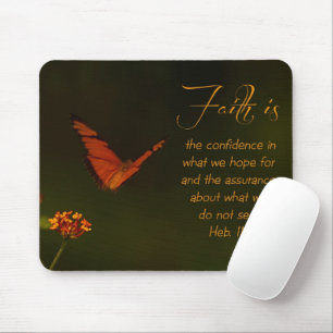 Faith is...Inspirational Scripture Mouse Pad