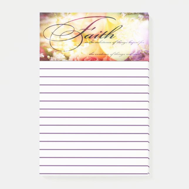Faith is post-it notes (Front)