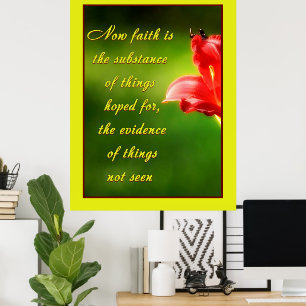 Faith is   poster