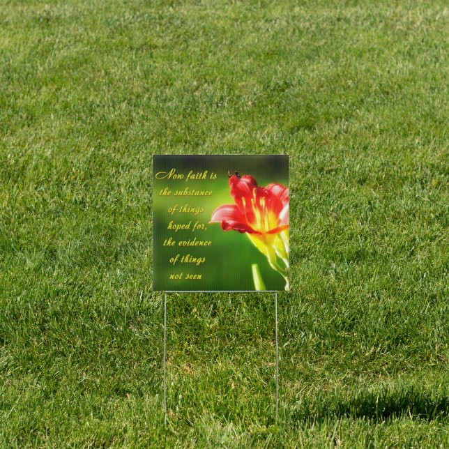 Faith is sign (Insitu)