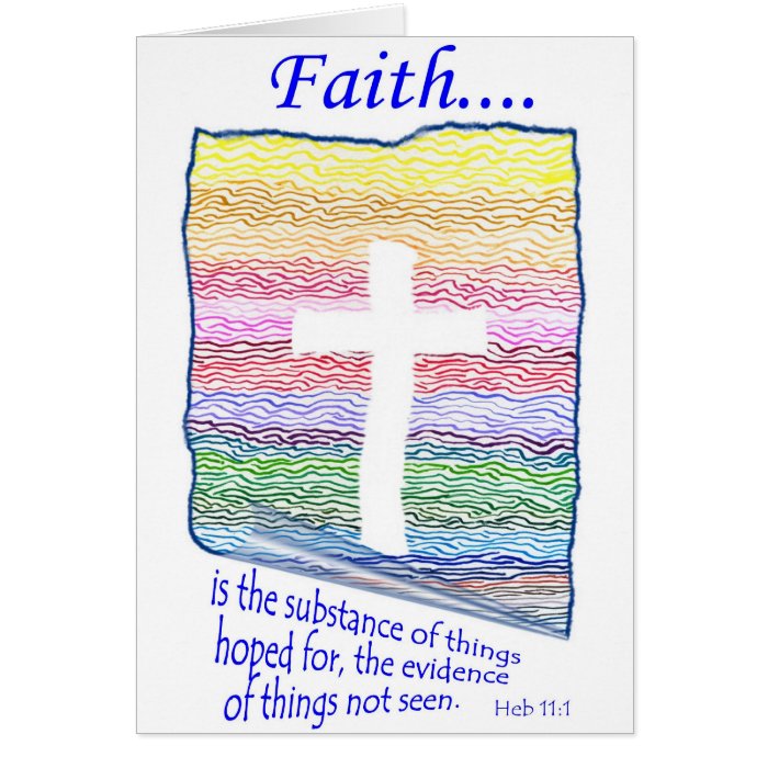 Faith is Substance of things Hoped forCards