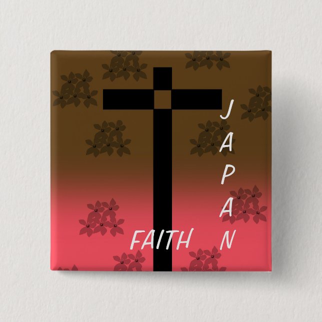FAITH JAPAN PINBACK BUTTON (Front)