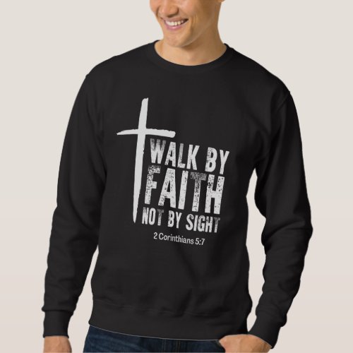 Faith Jesus Cross Bible Study Christian Sweatshirt