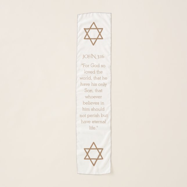 Faith Jesus Scripture Scarf (Front)