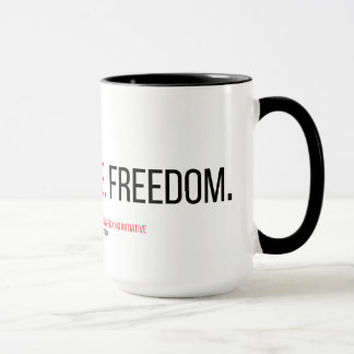 Faith. Justice. Freedom. 15 oz. Mug
