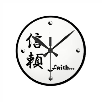 Faith Kanji Clock