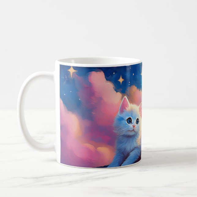 Faith Kitten Coffee Mug (Left)