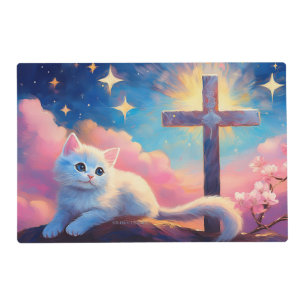 Faith Kitten Placemat