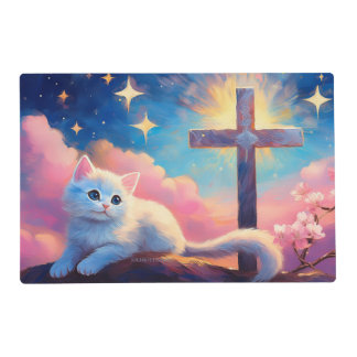Faith Kitten Placemat