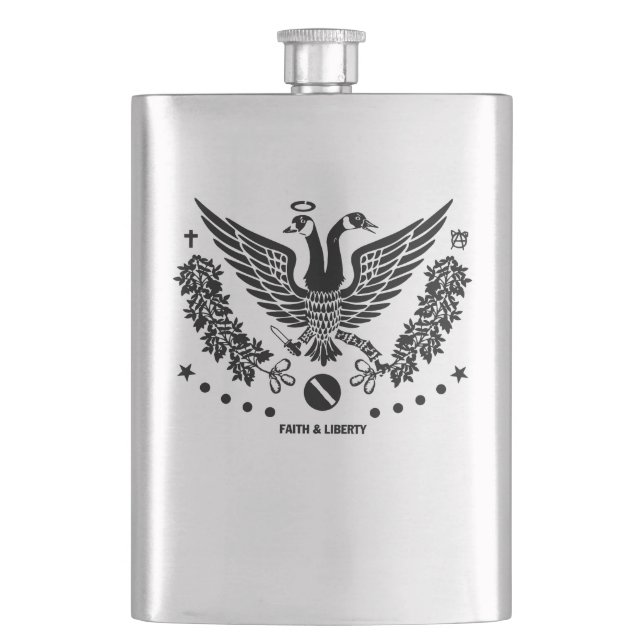 Faith & Liberty Flask (Front)