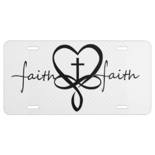 Faith License Plate