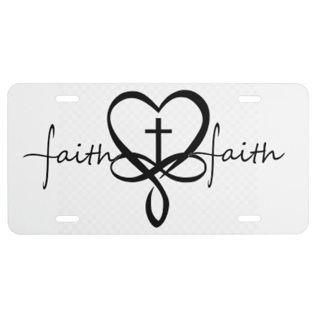 Faith License Plate (Front)