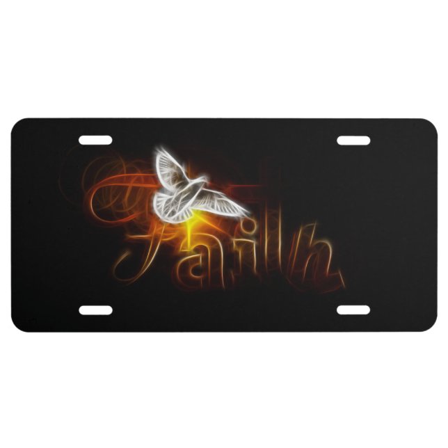 Faith License Plate (Front)