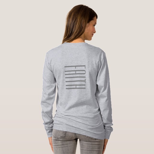 FAITH long sleeve shirt | m3galleryStudio (Back Full)