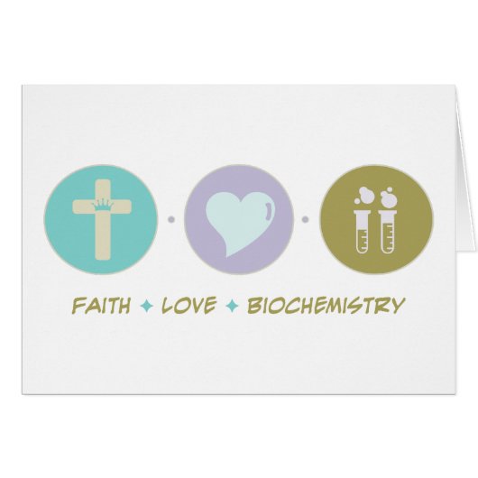 Faith Love Biochemistry Cards (Front Horizontal)