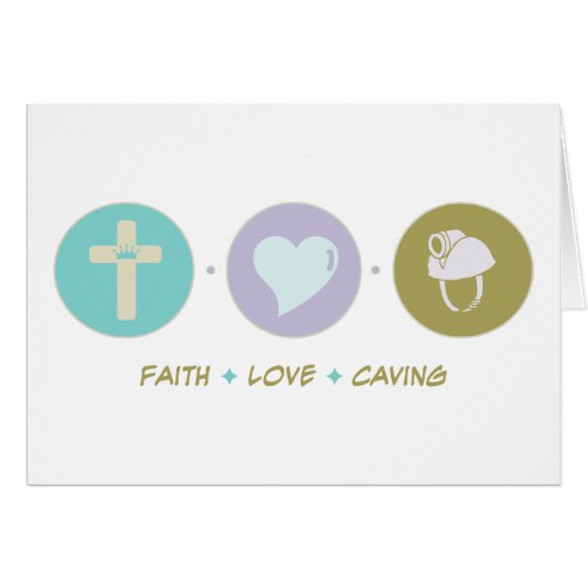Faith Love Caving Cards (Front Horizontal)