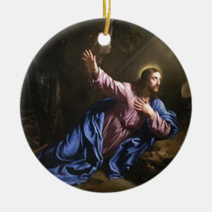 Faith Love Cross Prayer Christianity Peace Destiny Ceramic Ornament
