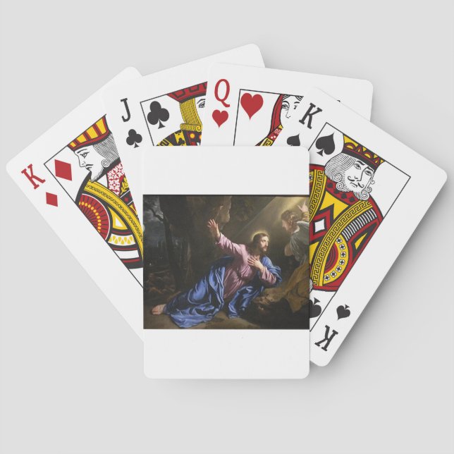 Faith Love Cross Prayer Christianity Peace Destiny Poker Cards (Back)