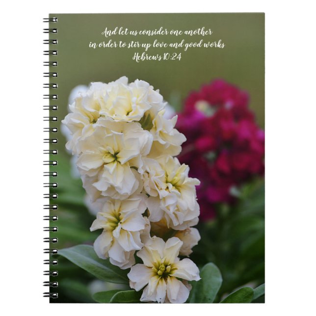 Faith Love Faith Bible Verse Prayer Notebook (Front)