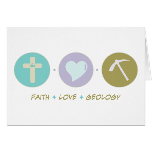 Faith Love Geology Cards (Front Horizontal)