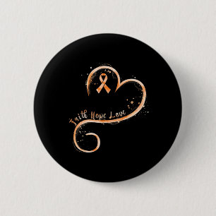Faith Love Hope Courage Aml Leukemia Awareness Button