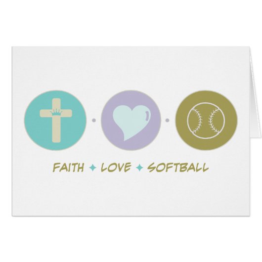Faith Love Softball (Front Horizontal)