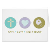 Faith Love Table Tennis (Front Horizontal)