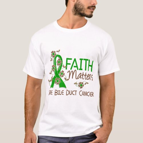 Faith Matters 3 Bile Duct Cancer T_Shirt