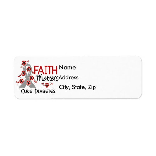 Faith Matters 3 Diabetes Label