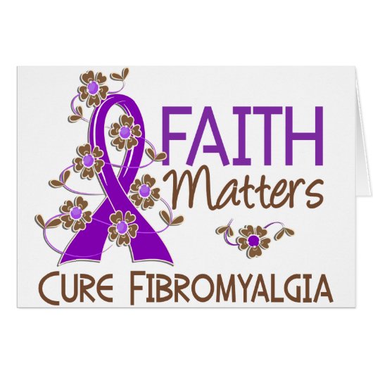 Faith Matters 3 Fibromyalgia Cards (Front Horizontal)