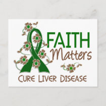 Faith Matters 3 Liver Disease Postcard