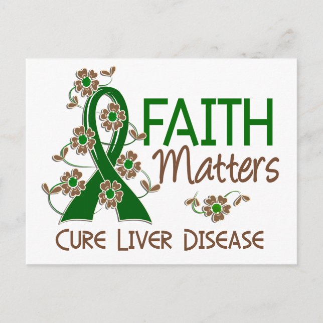 Faith Matters 3 Liver Disease Postcard (Front)