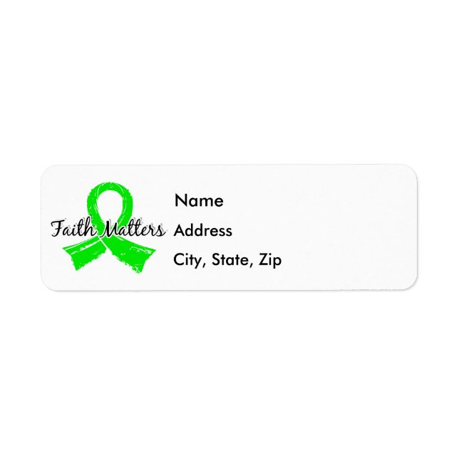 Faith Matters 5 Lymphoma Label (Front)