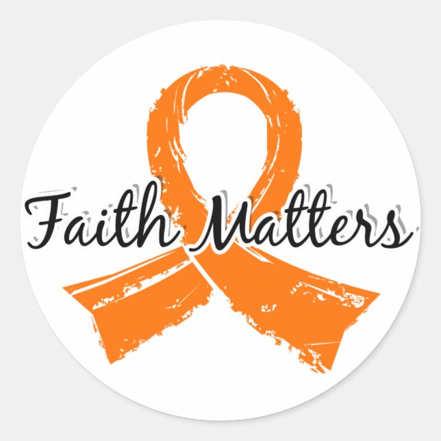 Faith Matters 5 Multiple Sclerosis Classic Round Sticker (Front)