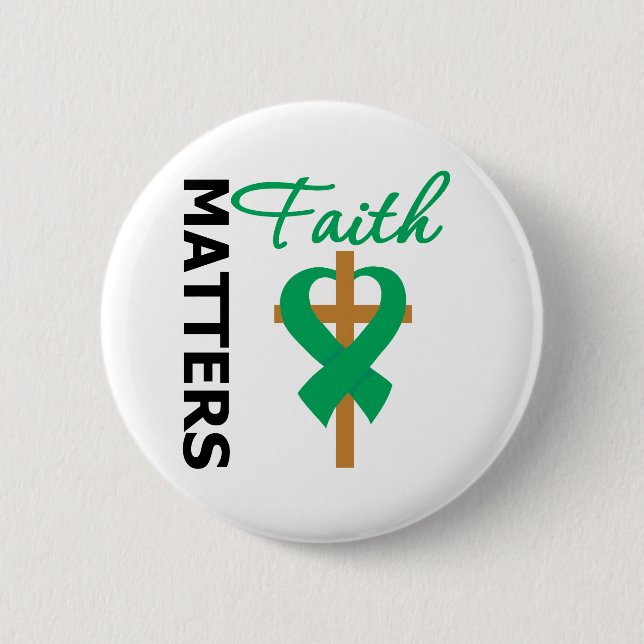 Faith Matters Liver Cancer Pinback Button (Front)