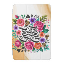 Faith Message God is Good iPad Smart Cover