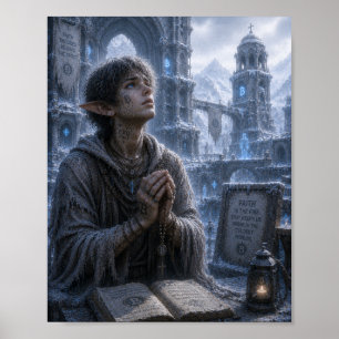 Faith / Monk / Frozen Monastery Poster