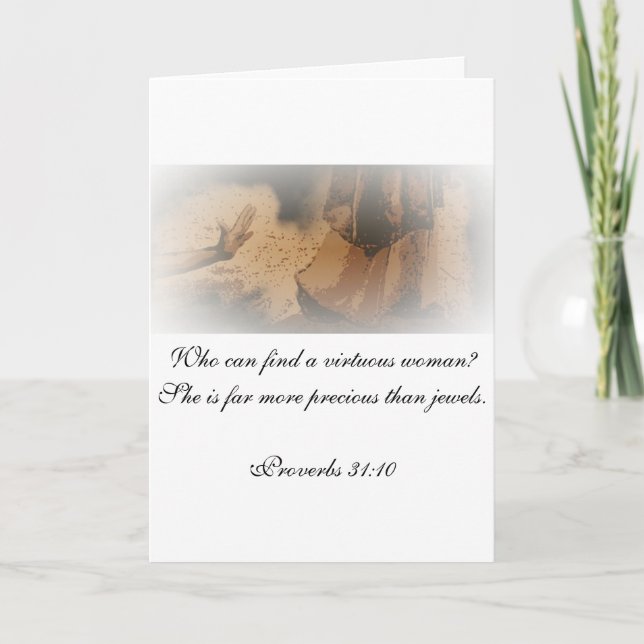 "Faith" Mother's Day Card (Front)