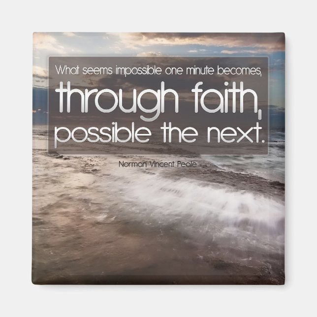 Faith Motivational Magnet (Front)