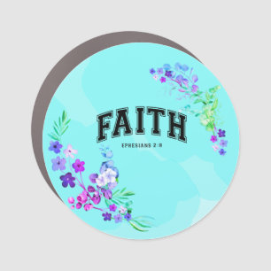 Faith Move Mountains  Car Magnet