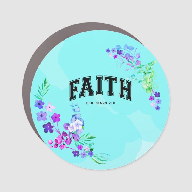 Faith Move Mountains  Car Magnet (Front)