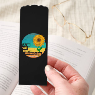 Faith Move Mountains Christian Design Bookmarks