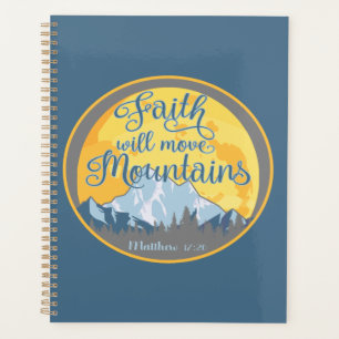 Faith Move Mountains Christian Design Planner