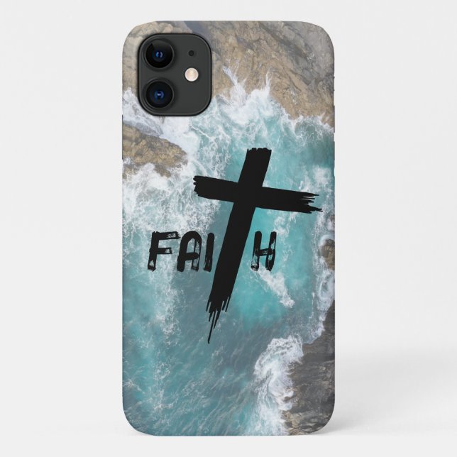 FAITH Ocean IPhone Case (Back)