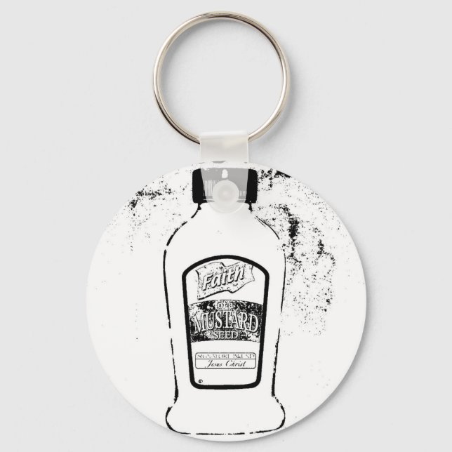 Faith of a mustard seed keychain (Front)