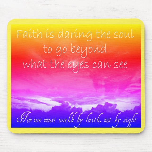 Faith of the soul mouse pad (Front)
