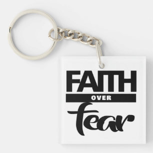 Faith Over Fea Keychain