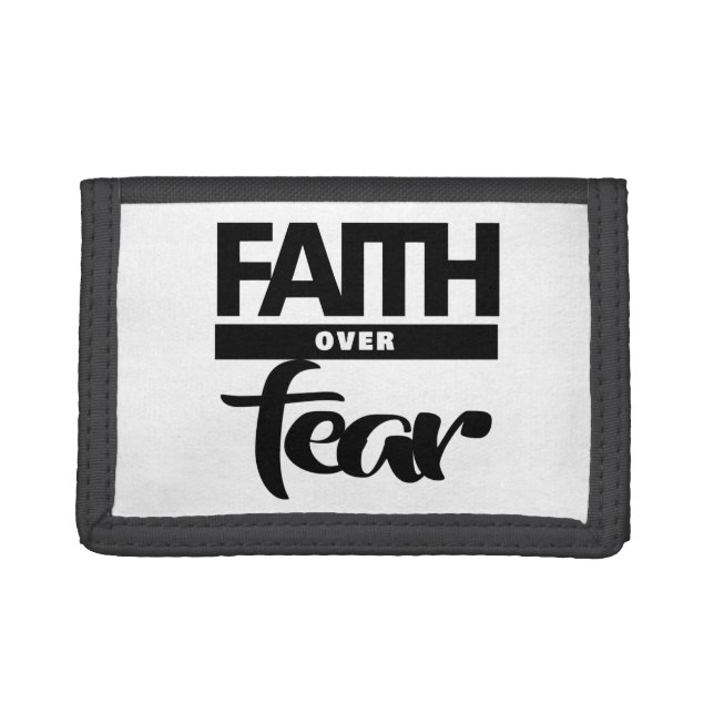 Faith Over Fea Trifold Wallet (Front)